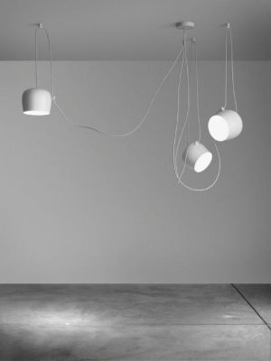 Aim 3-er Set Pendelleuchte weiss Flos